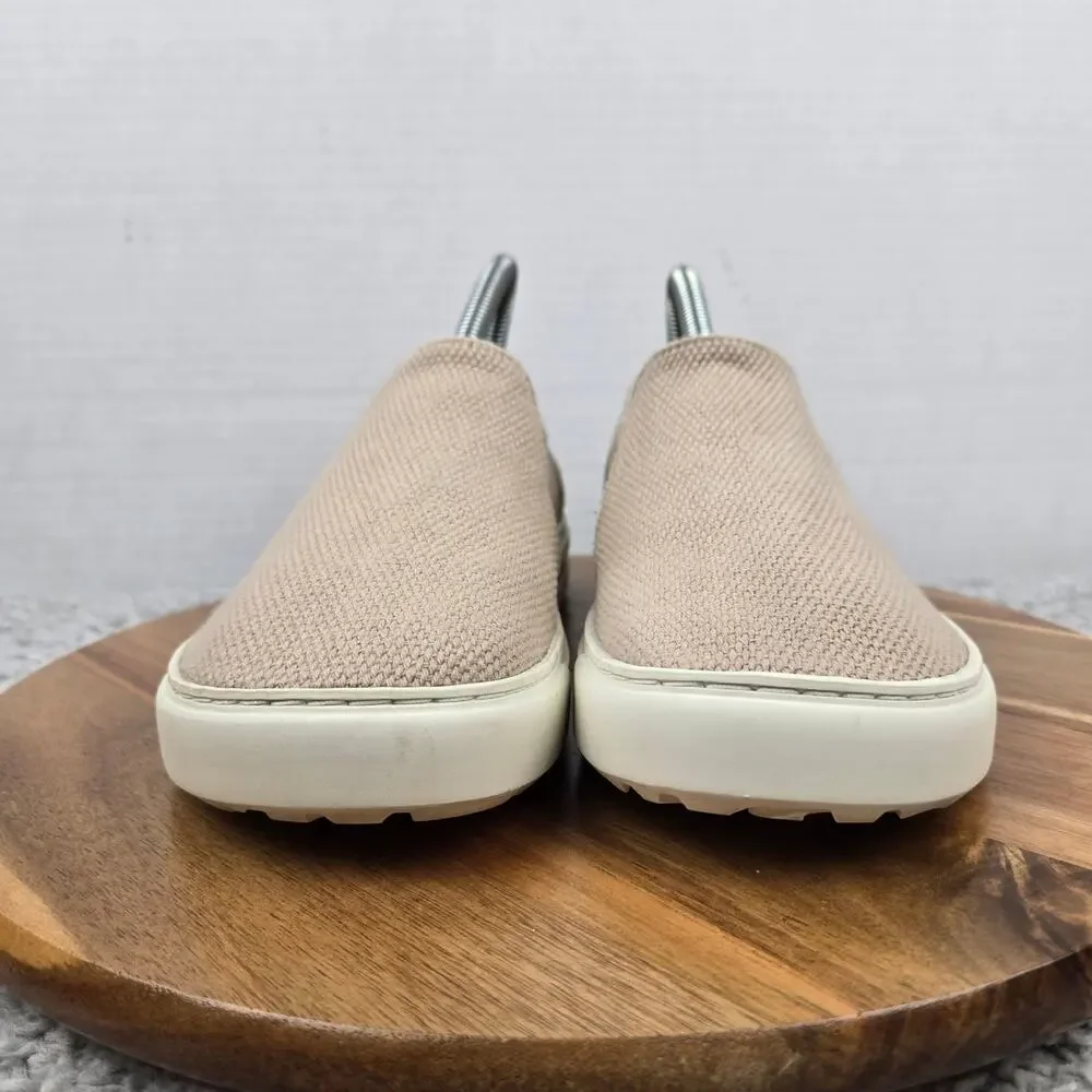 Birkenstock Womens 39 Oswego Sandcastle Beige Canvas Suede Slip On Daily Sneaker